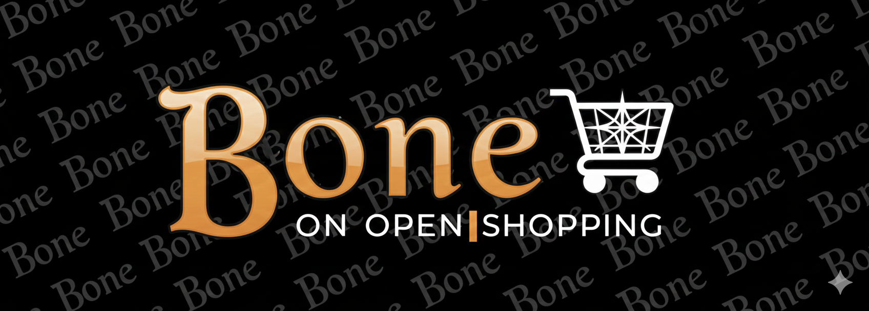 Bone On Open Shopping Logo